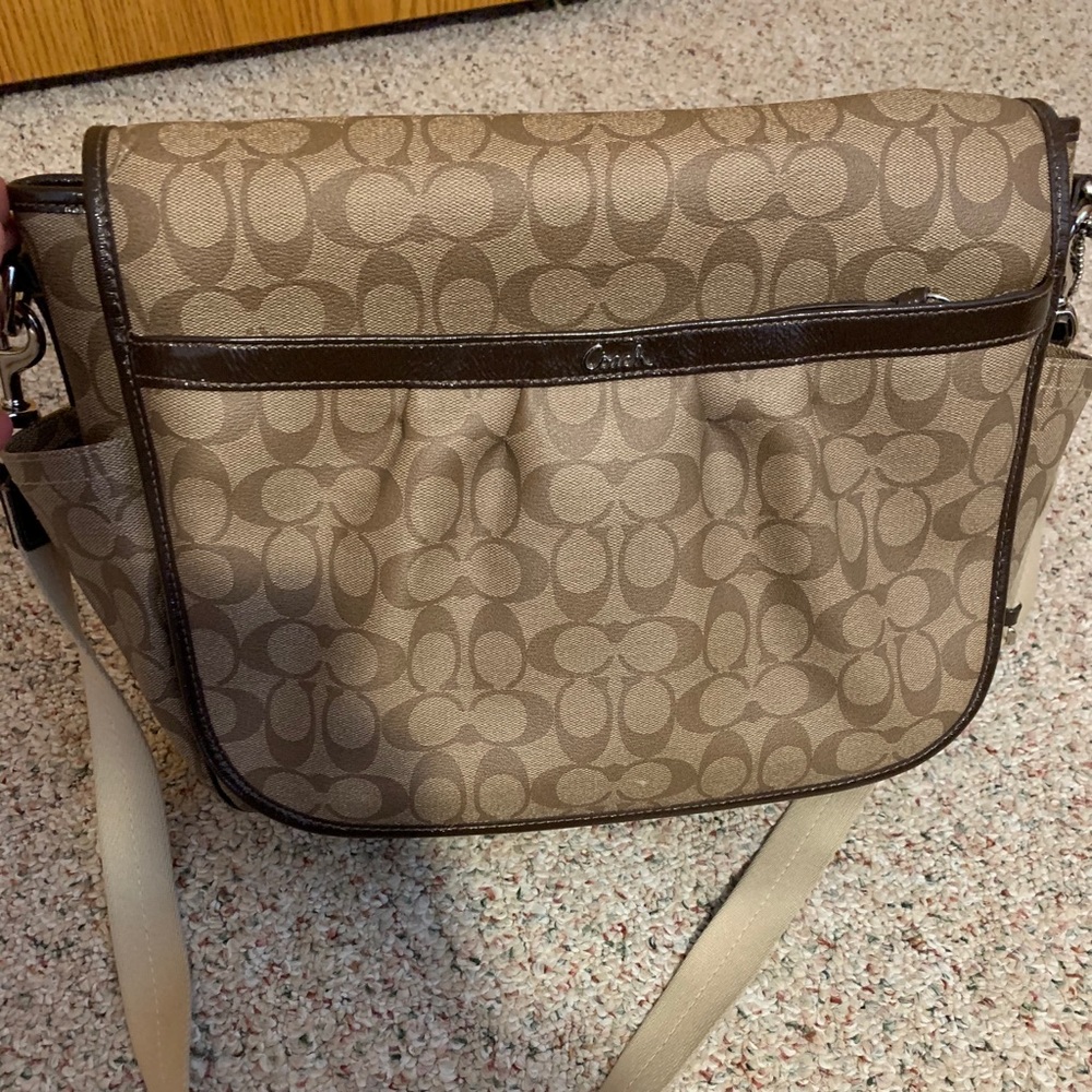 Coach baby bag